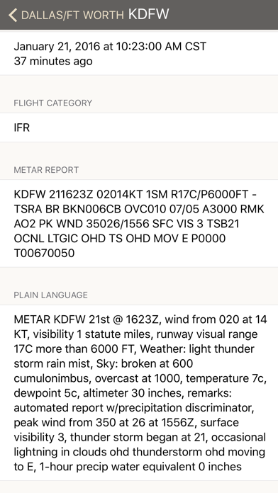 METARs Aviation Weatherのおすすめ画像3