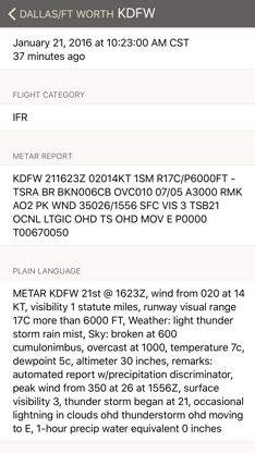 METARs Aviation Weather screenshot 3