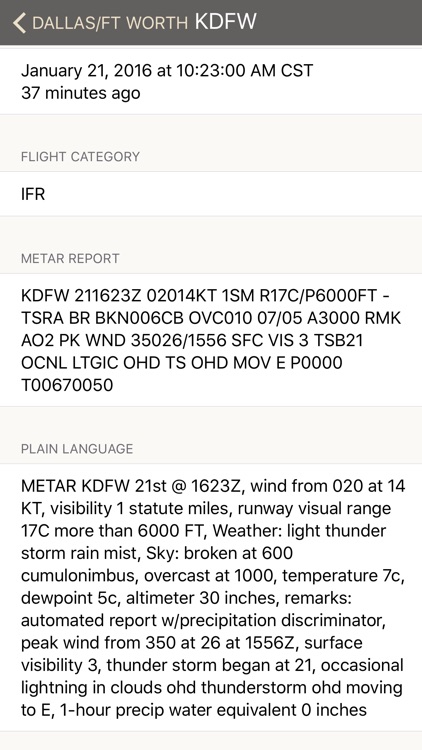 METARs Aviation Weather screenshot-2