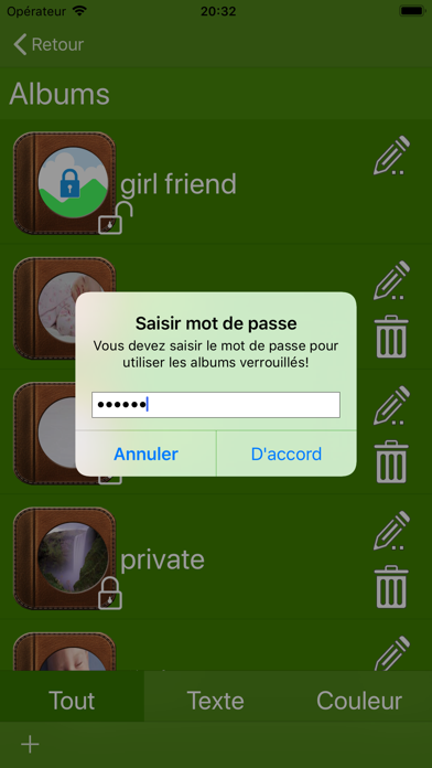 Screenshot #2 pour Album Privé - Verrouille album