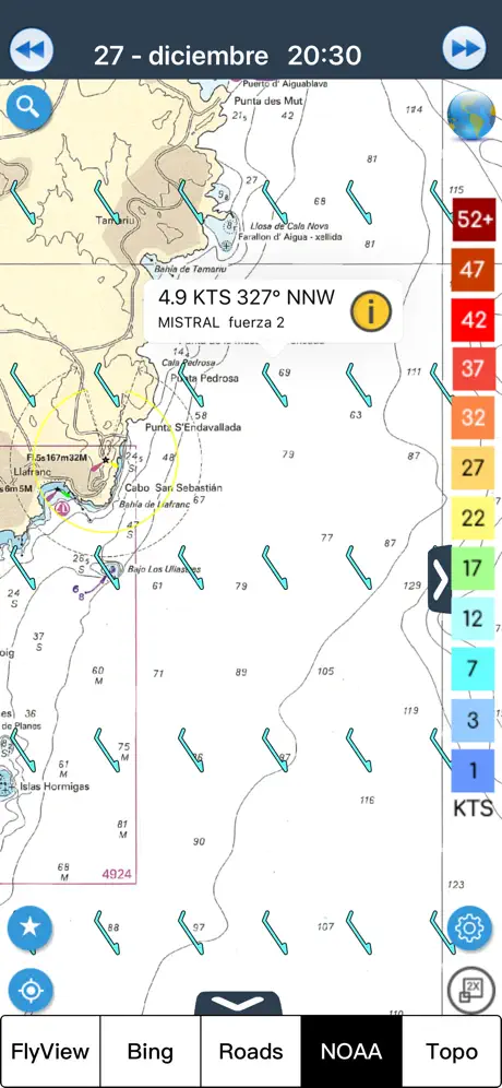 Pronóstico del viento