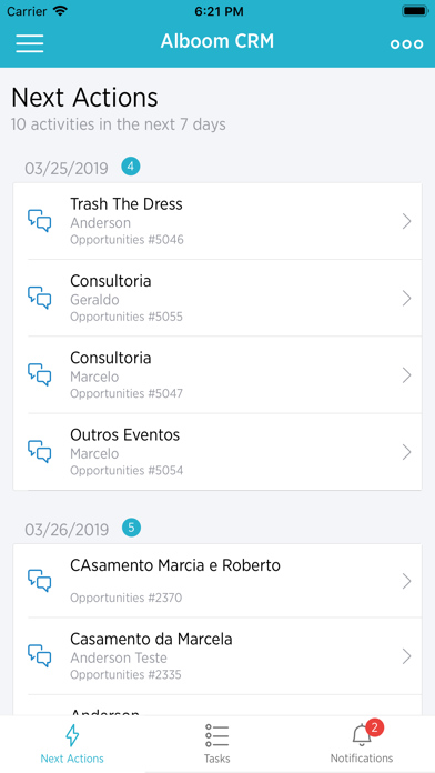 Alboom CRM screenshot 4