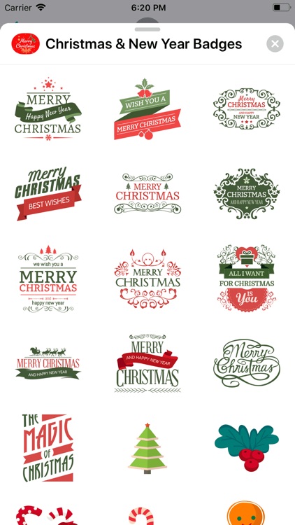 Christmas & New Year Badges screenshot-6