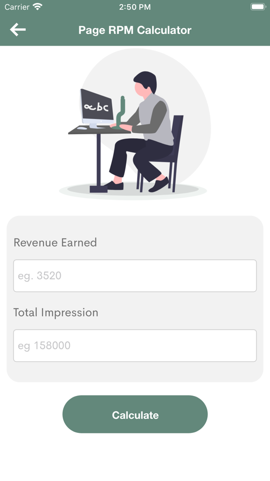 #4. eCPM, CTR, RPM Calculator (iOS) 게시자: Ajay Gorasiya