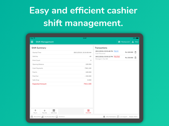 Restaurant POS App by eZee iPad screenshot 8 - Business app
