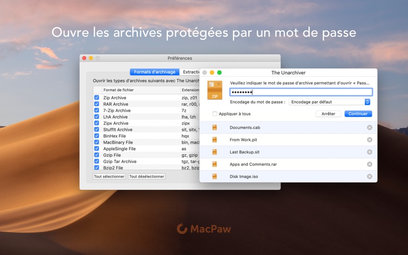 Screenshot #3 pour The Unarchiver