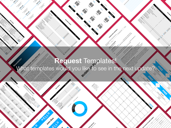 Business Templates for Pages iPad screenshot 5 - Productivity app