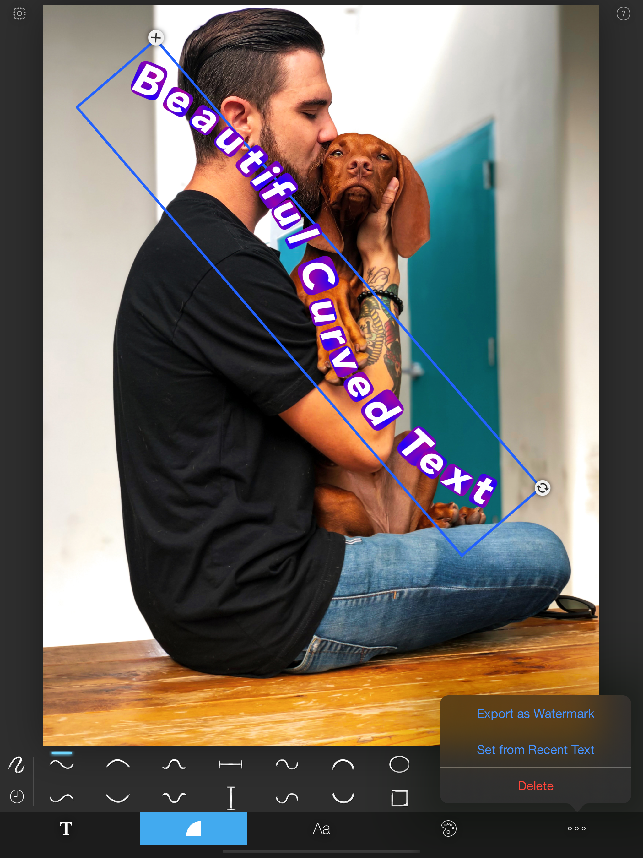 Curved Text