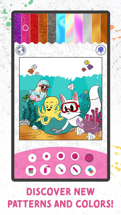 Coloring Fun with Fox & Sheep Screenshot
