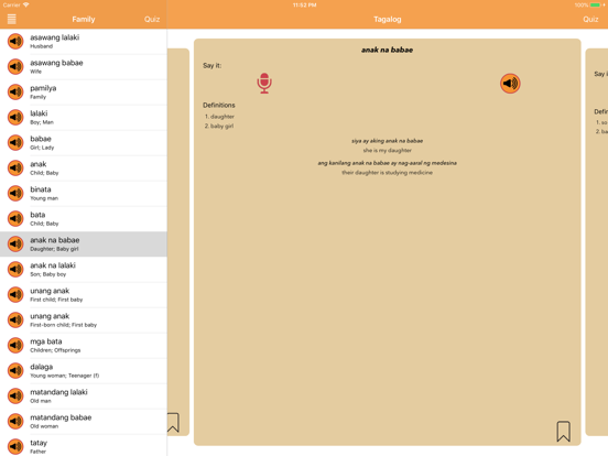 iSabi™ Tagalog+ iPad screenshot 3 - Education app