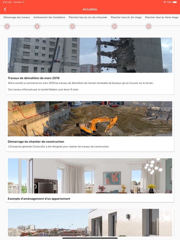 Screenshot #4 pour Fiducim - Suivi de mon projet