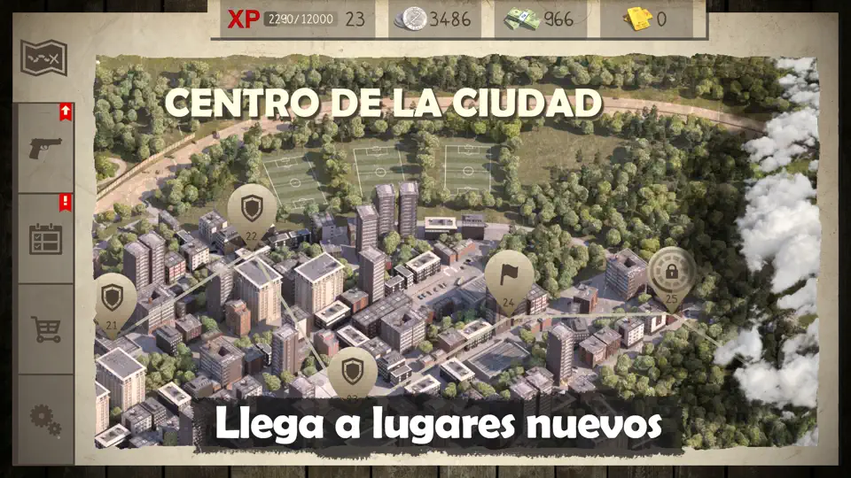 Captura de pantalla de Dead Zed en iPhone 4
