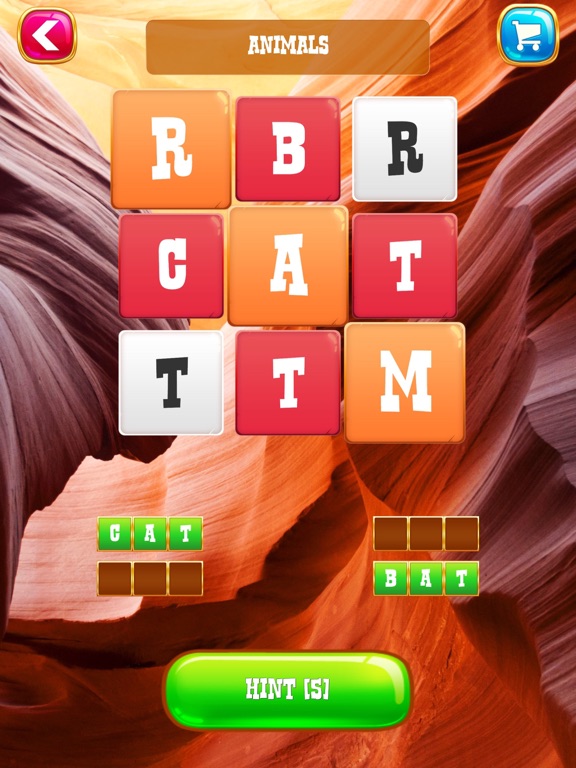 Screenshot #4 for Word Canyon: Calm and Relaxing