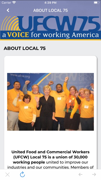 UFCW 75 screenshot-4
