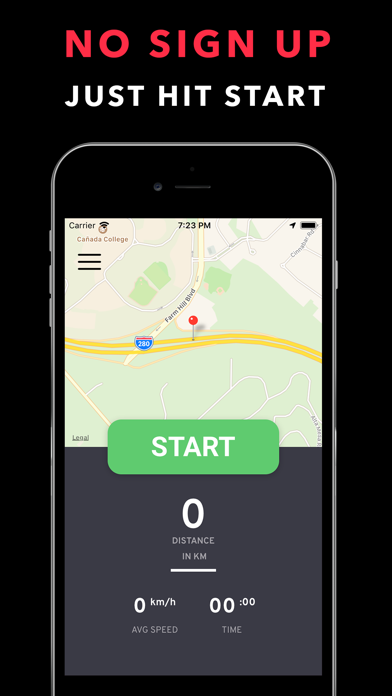 SimpleGPS - Easy GPS Tracking app screenshot