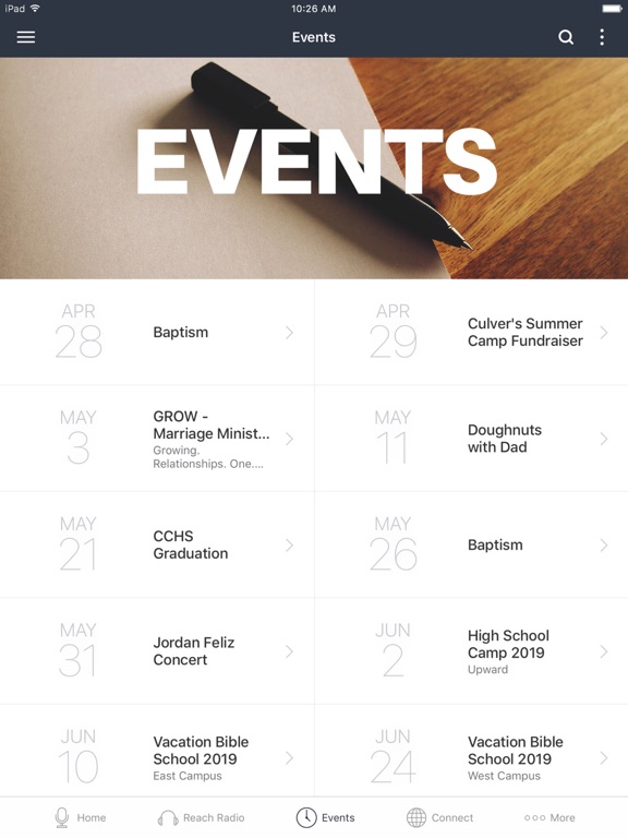 Calvary Tucson: Robert Furrow iPad screenshot 3 - Lifestyle app