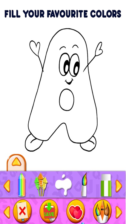 Alphabets Coloring Book Pro