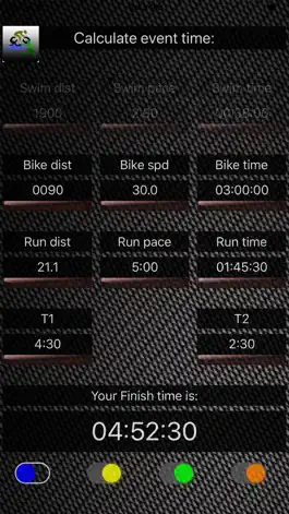 Game screenshot Triathlon-Calc apk