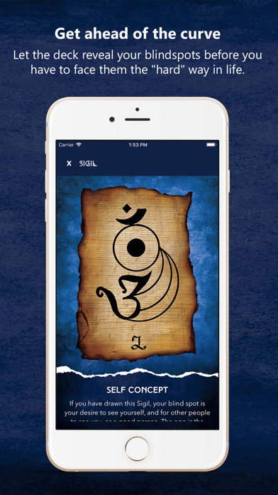 How to cancel & delete Blind Spot Oracle Cards from iphone & ipad 3
