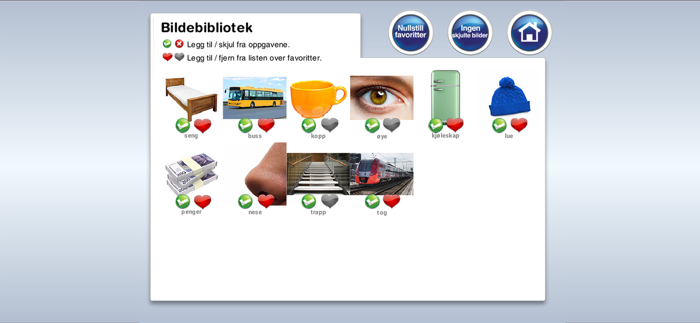 Dagligliv mini Afasi-app