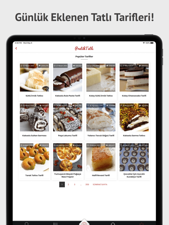 Screenshot #4 pour Yeni Pratik Tatlı Tarifleri