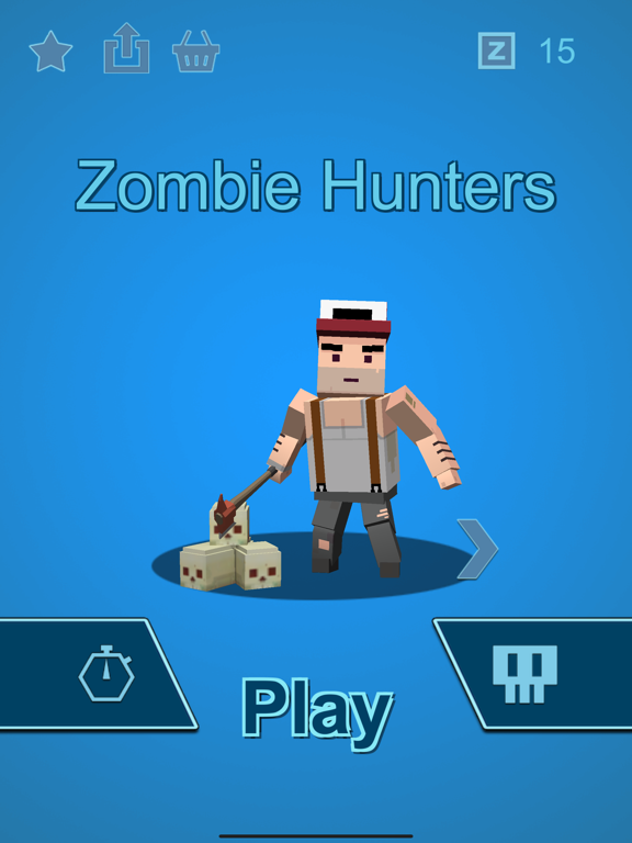 zombie hunters.io iPad screenshot