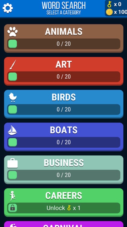 Word Cross Puzzles Search