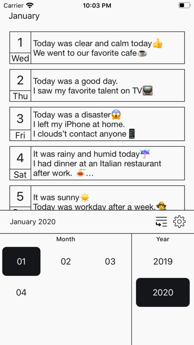 Screenshot #3 pour ReWrite - Diary
