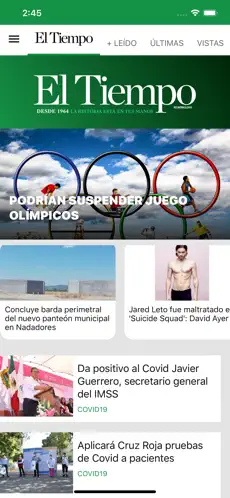 لقطة شاشة 1 El Tiempo Monclova iphone