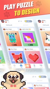 Pet Home Design & Pixel Puzzle screenshot