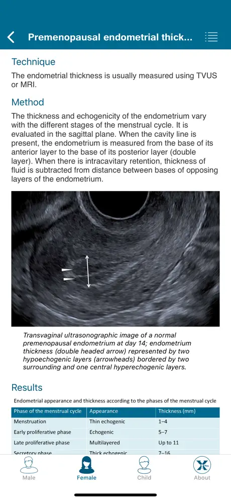 Radiology Measurements