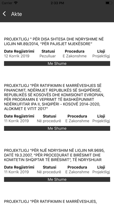 Screenshot #3 pour Kuvendi i Shqiperisë