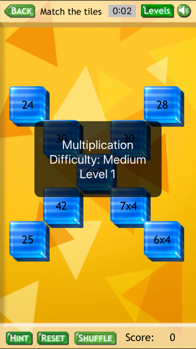 Match-Up Math Screenshot