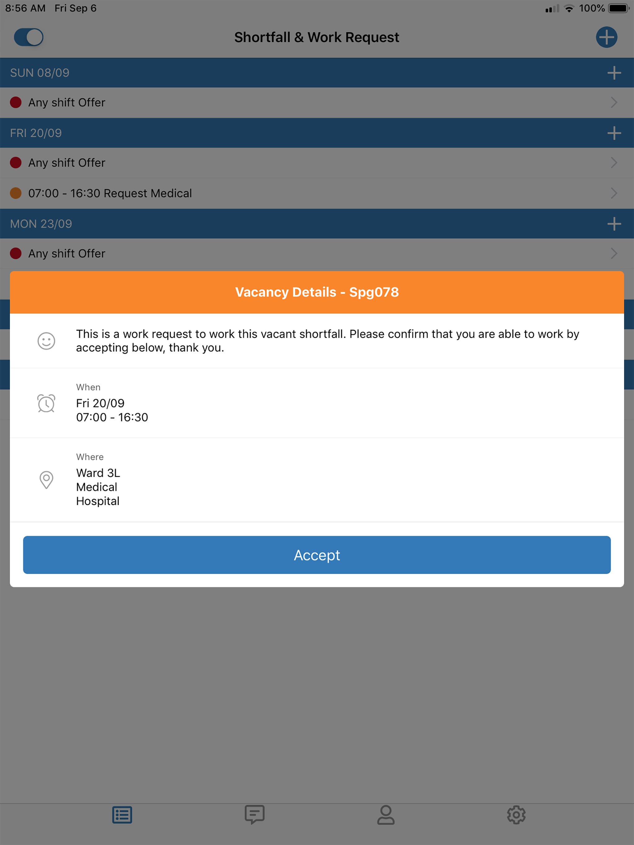 ShiftMatch