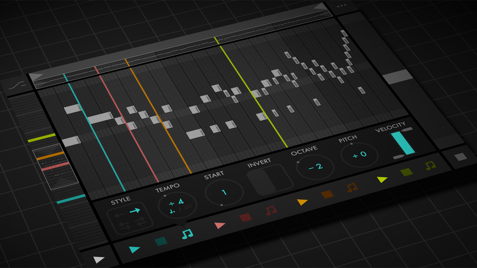 #1. Fugue Machine : MIDI Sequencer (iOS) 由: Alexandernaut