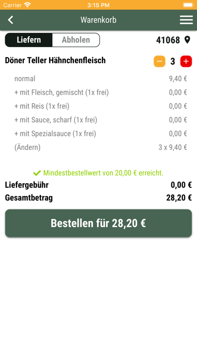 Screenshot #2 pour Pizzeria Valentino Viersen