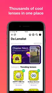da lenslist - filters & lenses iphone screenshot 1