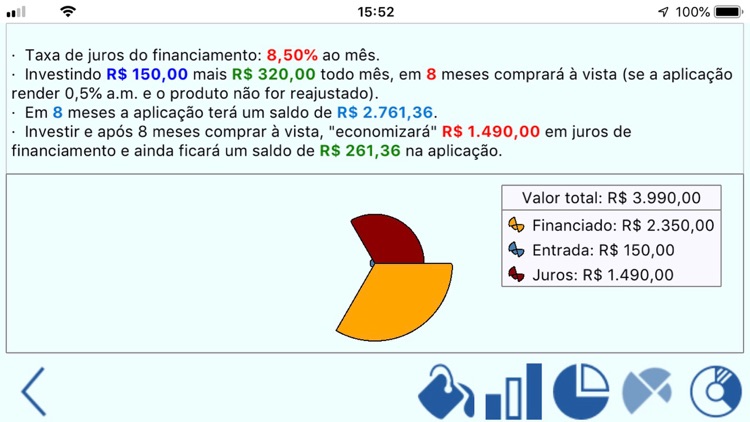 Poupar ou financiar? screenshot-4