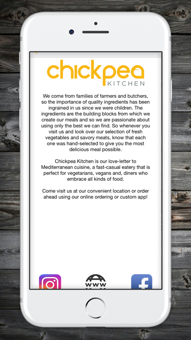 Chickpea Kitchen Screenshot