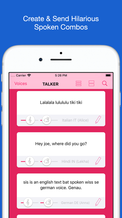 Screenshot #3 pour Talker - Text to Speech