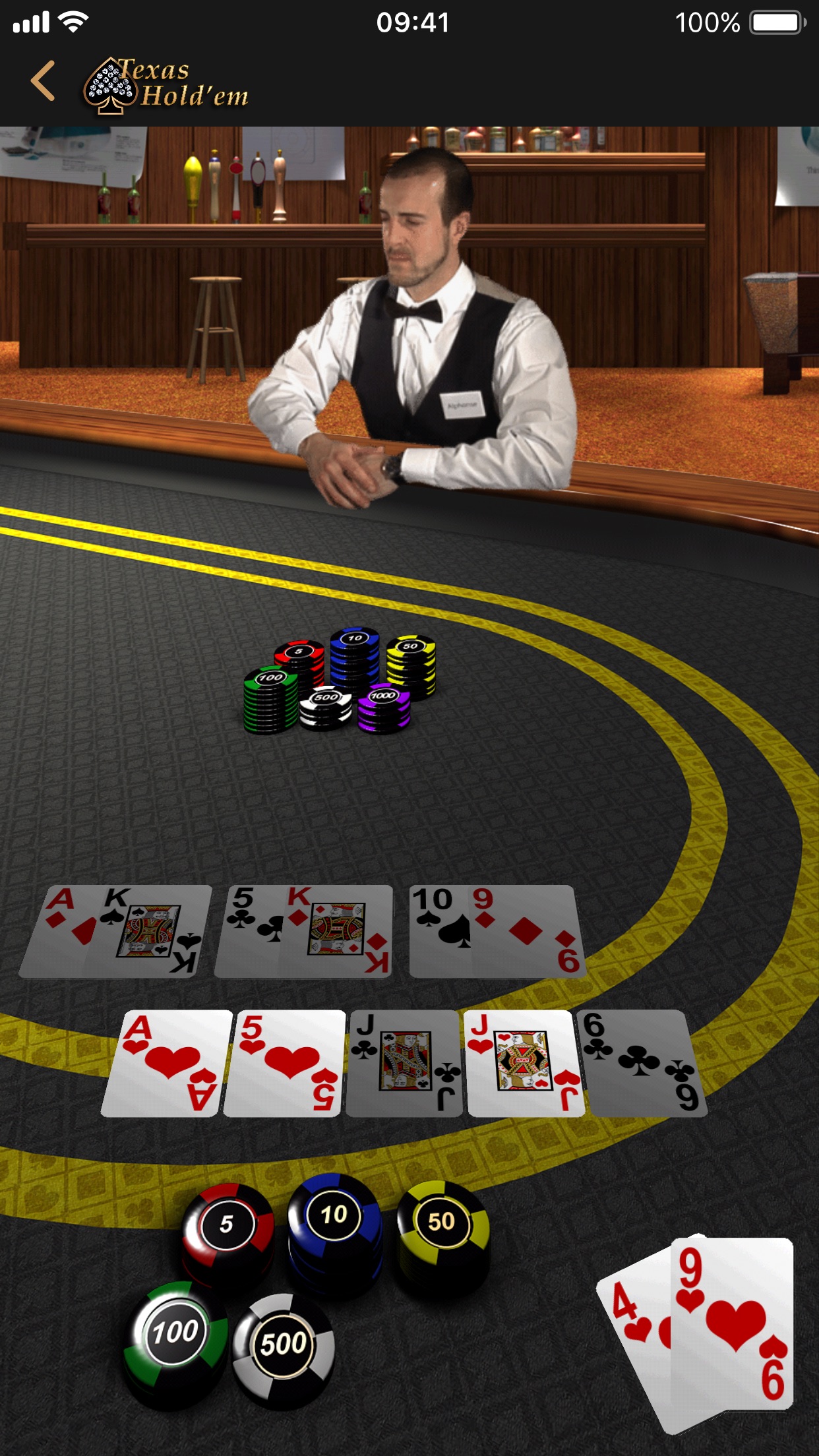 Screenshot do app Texas Hold’em