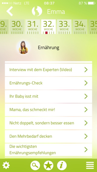 Schwanger & Essen Screenshot
