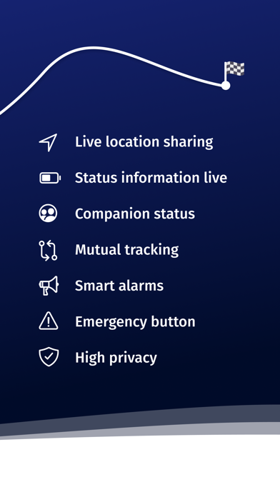 Arrive Safe – Live GPS & SOS Screenshot