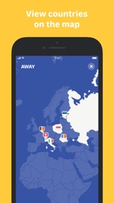 AWAY — places I've been to screenshot