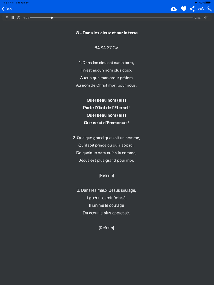 Chants DEsperance Tunes