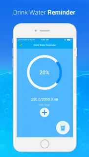 aqualert : stay hydrated iphone screenshot 1