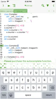 python3 ide fresh edition iphone screenshot 2