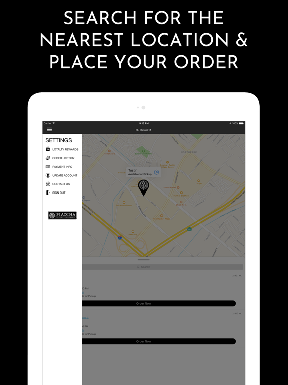 Piadina iPad screenshot 1 - Food & Drink app