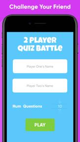 2 Player Quiz Multiplayer Game screenshot