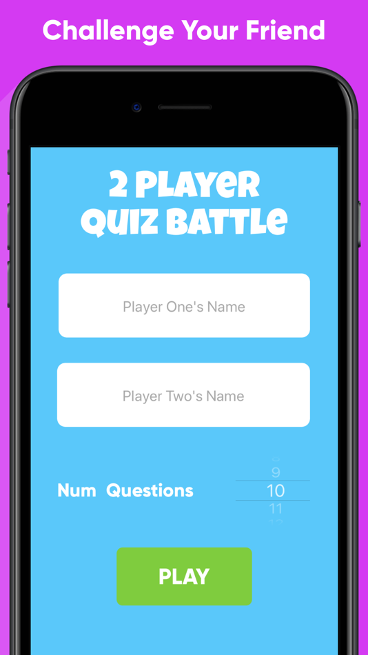 #1. 2 Player Quiz - Battle Game (iOS) 来自: DH3 Games